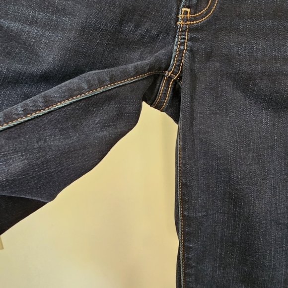 American Eagle Super Stretch Dark Wash Skinny Jegging Size 6 Long - Picture 6 of 9